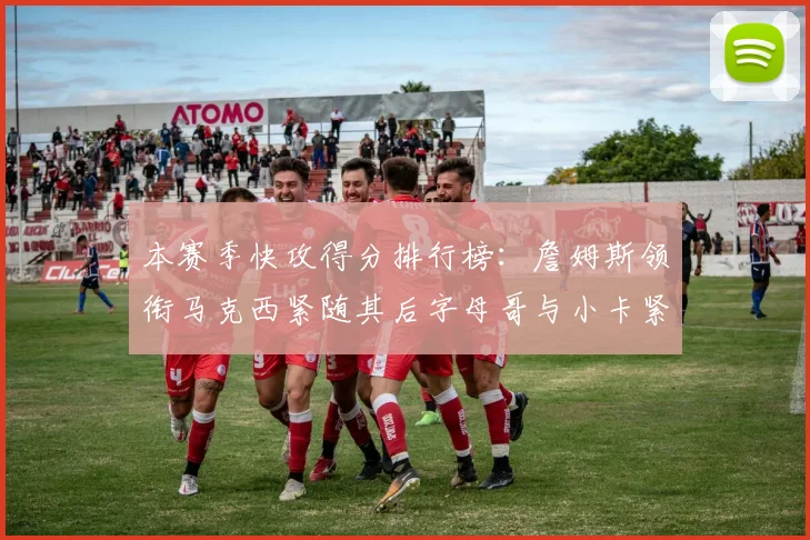 本赛季快攻得分排行榜：詹姆斯领衔马克西紧随其后字母哥与小卡紧追不舍